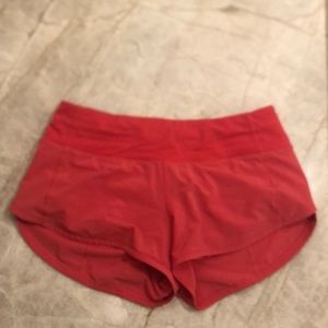 Lulu pink/ red shorts